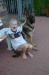 again with his friend later in summer 