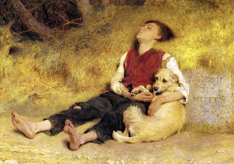 His Only Friend (1871) [Briton Rivière's]