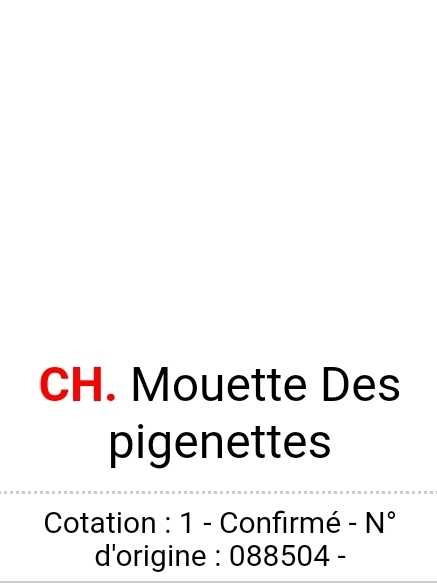 CH. MOUETTE des pigenettes